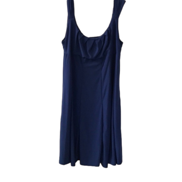 Never Worn! Royal Blue Empire Waist Dress (Knee Length) - Picture 1 of 11